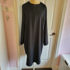 Coolibar black Whitney tunic dress size M beach travel vacation‎ sun protection